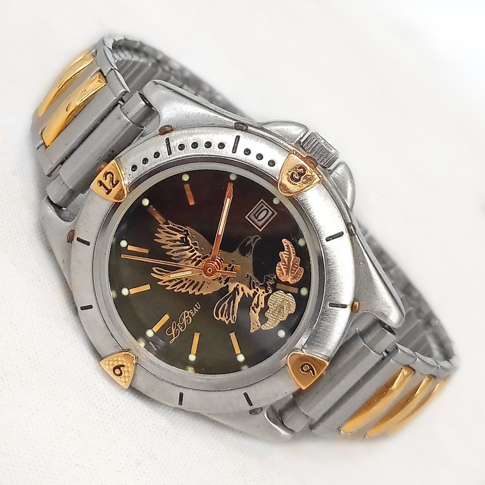 Le Beau Black Hills Gold Watch Le Mann Eagle 28mm